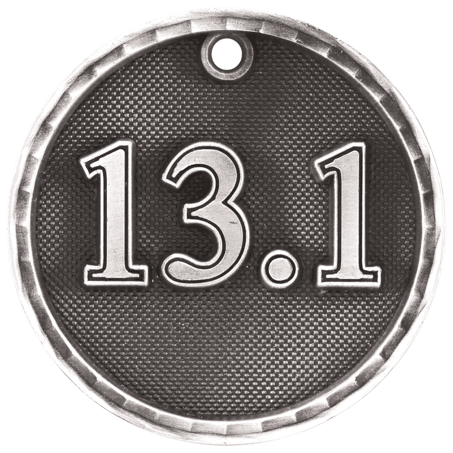 3D Half Marathon Medal 2" / Silver