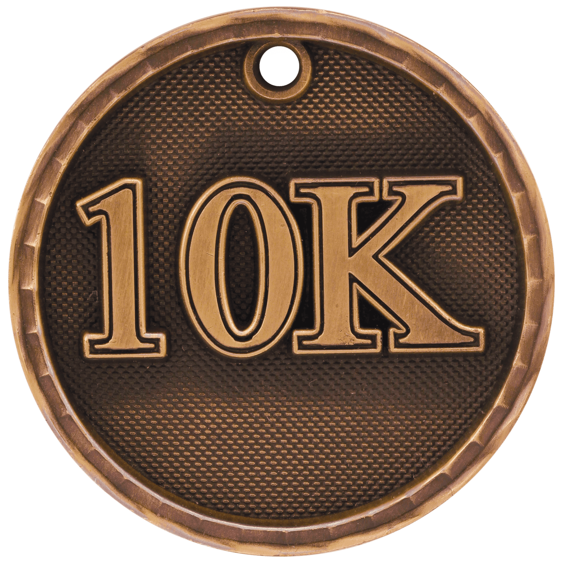 3D 10K Medal 2" / Bronze (Copper Tone)