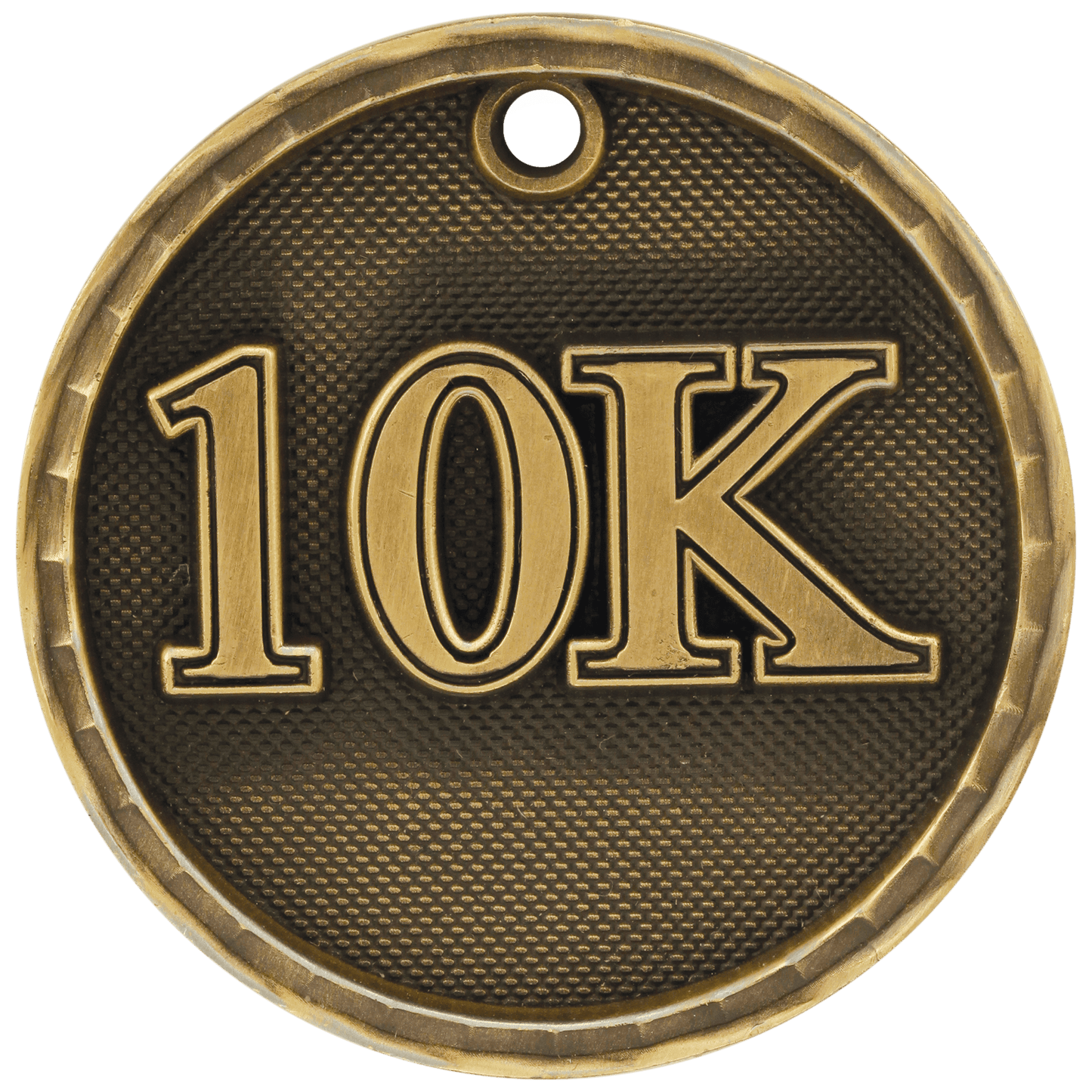 3D 10K Medal 2" / Gold