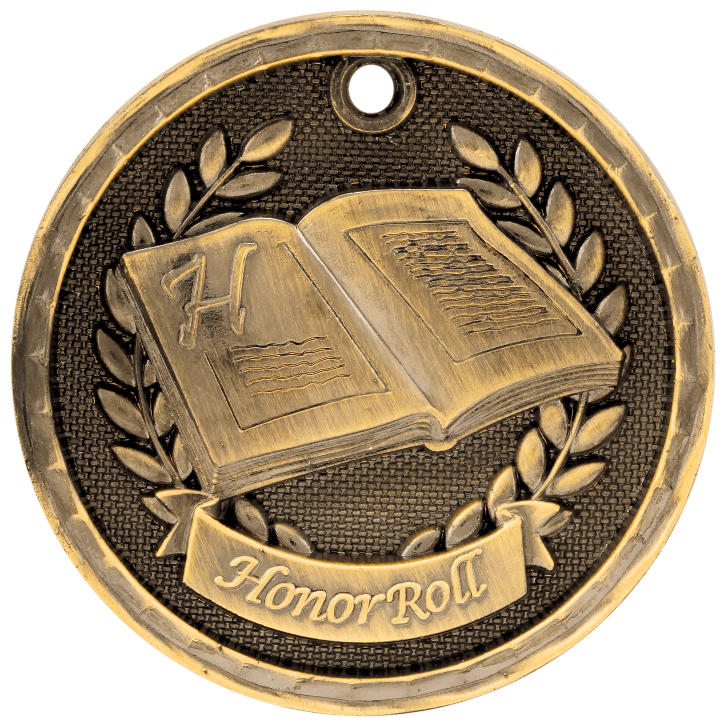 3D Honor Roll Medal 2" / Gold