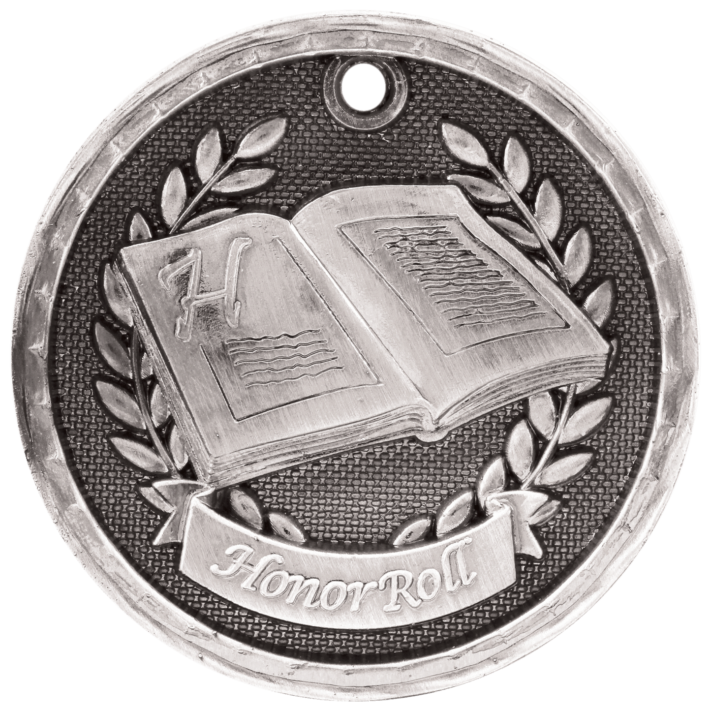 3D Honor Roll Medal 2" / Silver