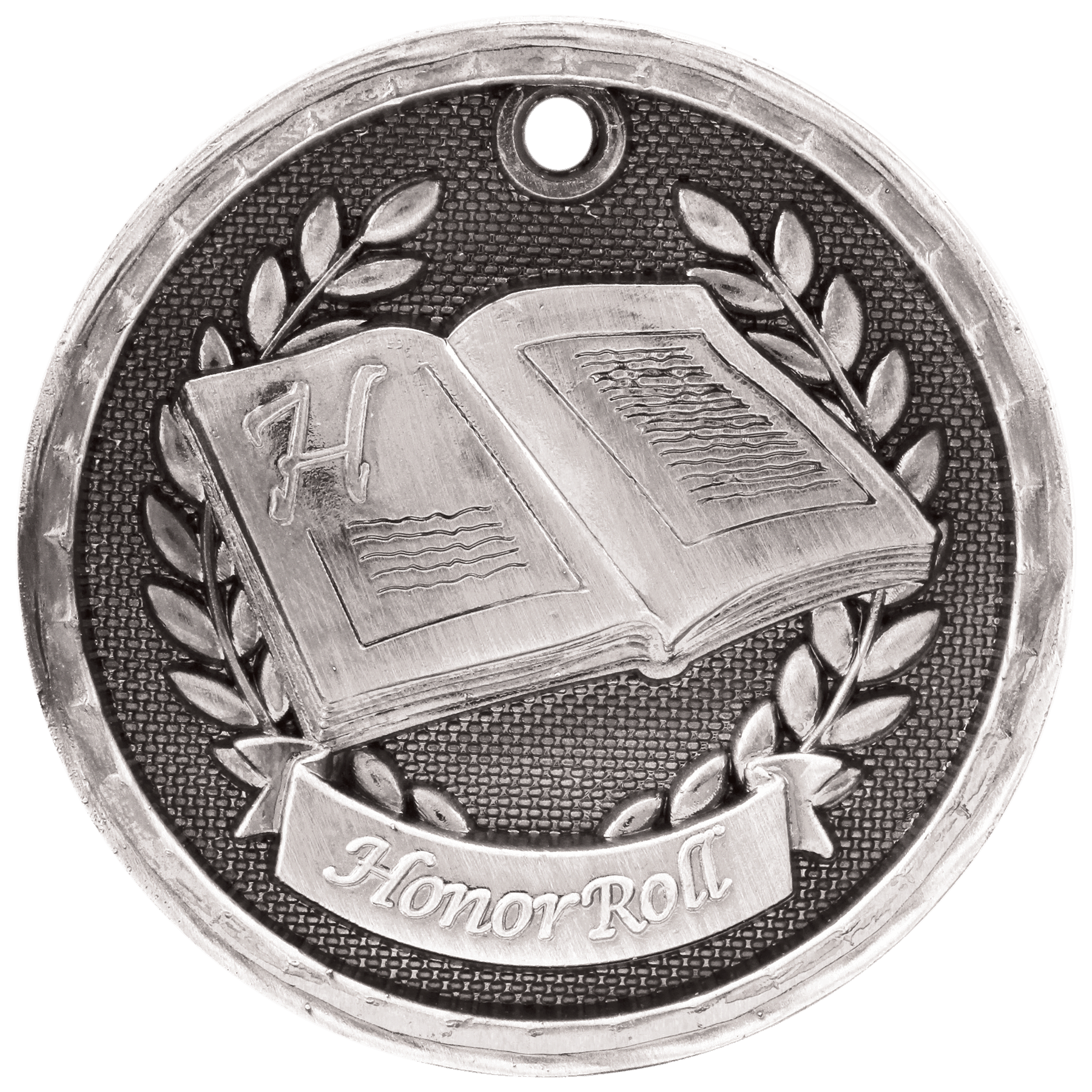 3D Honor Roll Medal 2" / Silver
