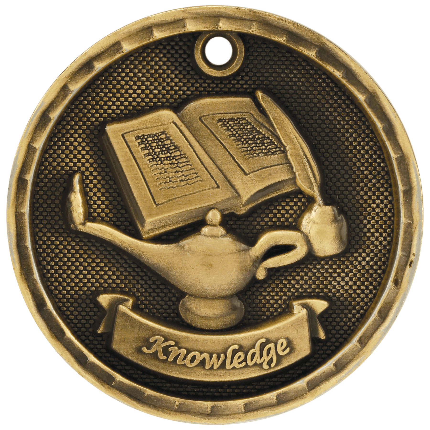 3D Academic Medal 2" / Gold