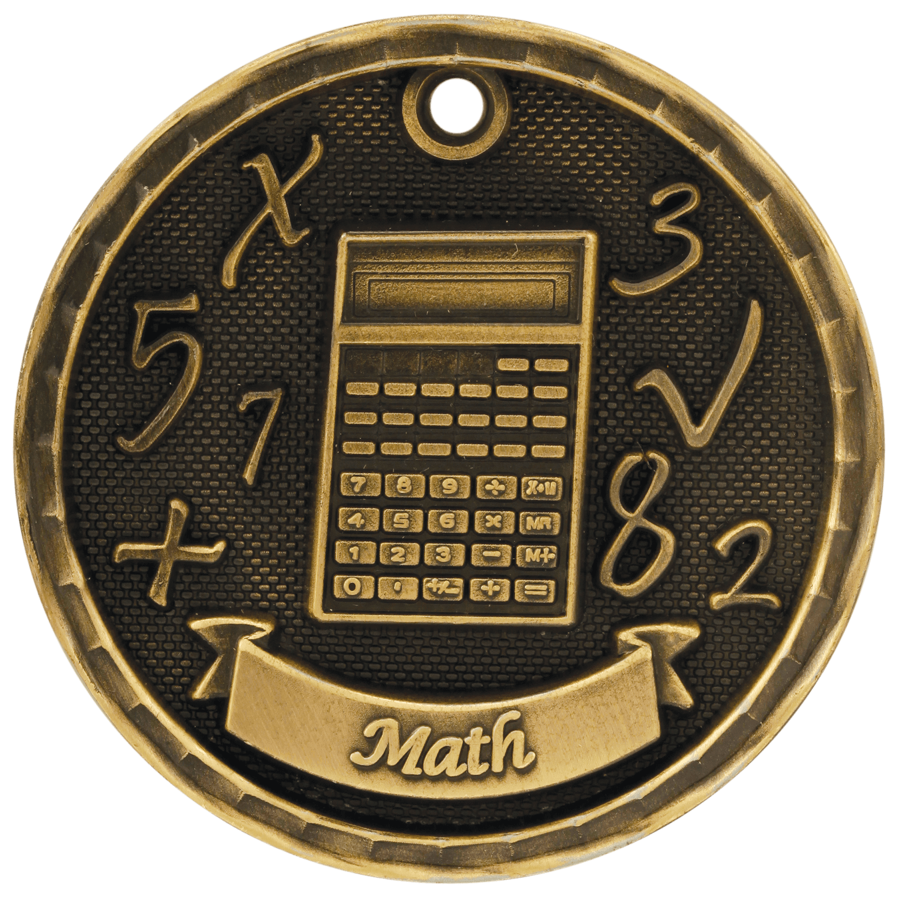 3D Math Medal 2" / Gold