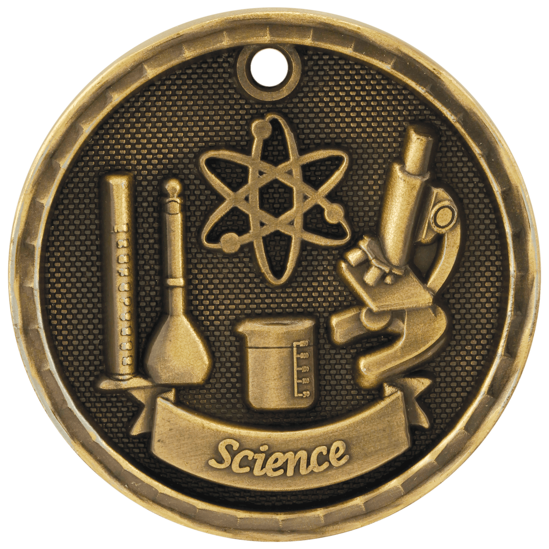 3D Science Medal 2" / Gold