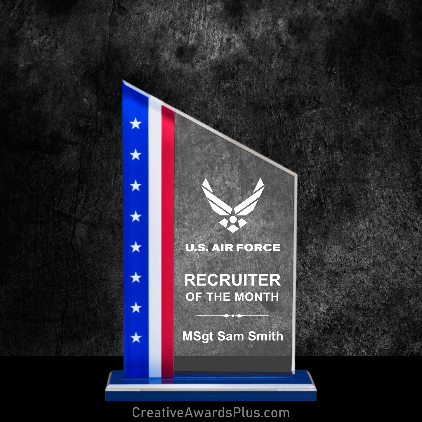 USA Acrylic Award 8.75” / Patriotic