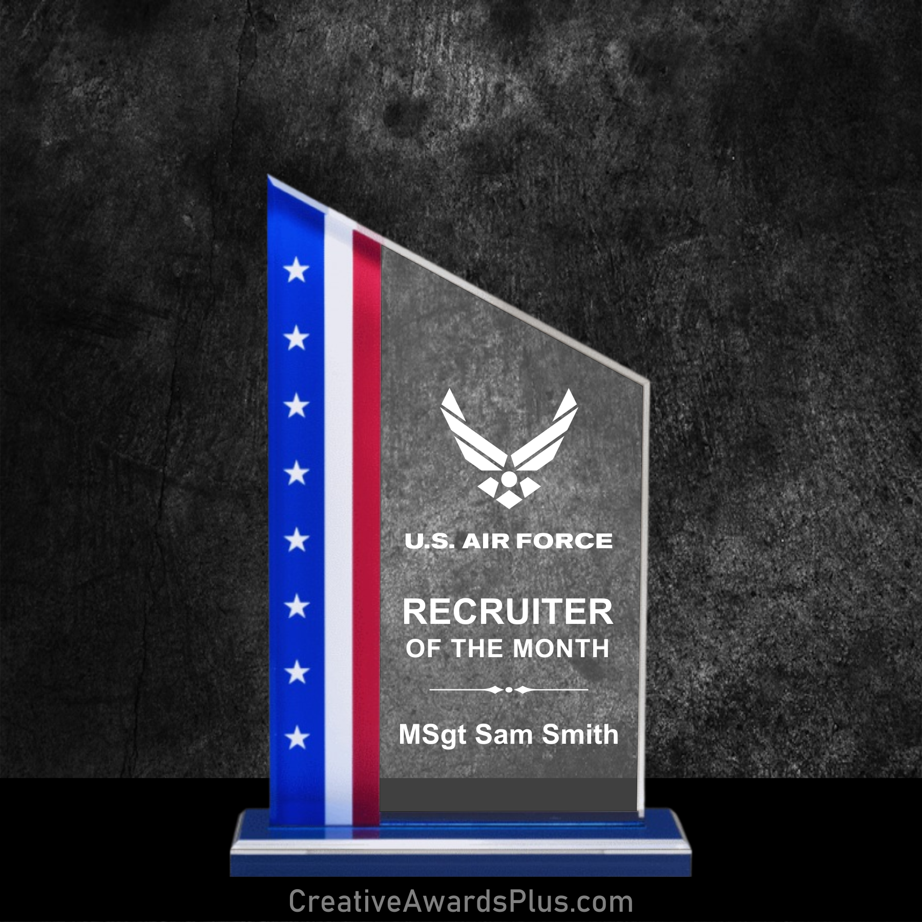 USA Acrylic Award 8.75” / Patriotic