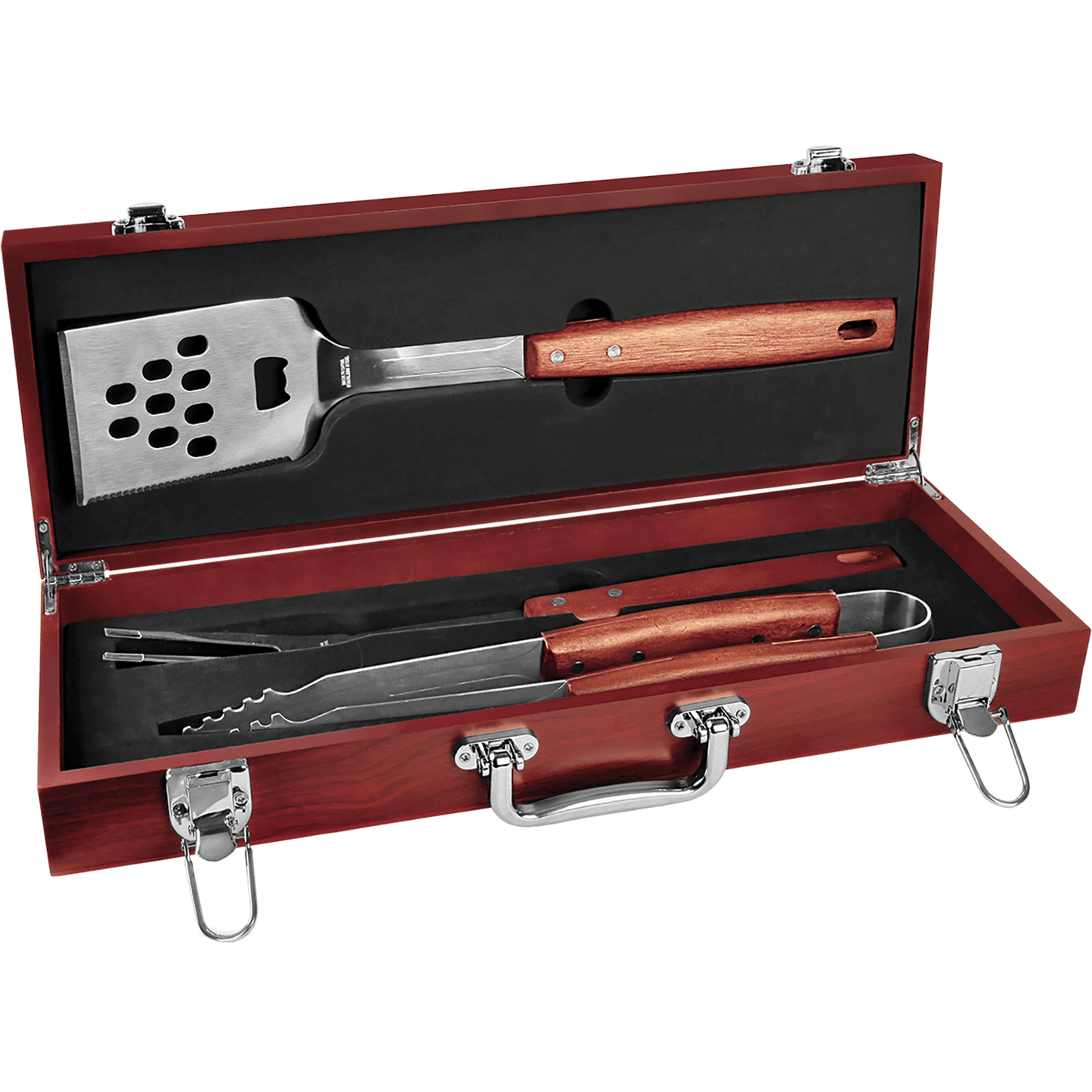 Rosewood Grill Set 18.75"(L) x 6.75"(W) x 3.25"(H) / Rosewood