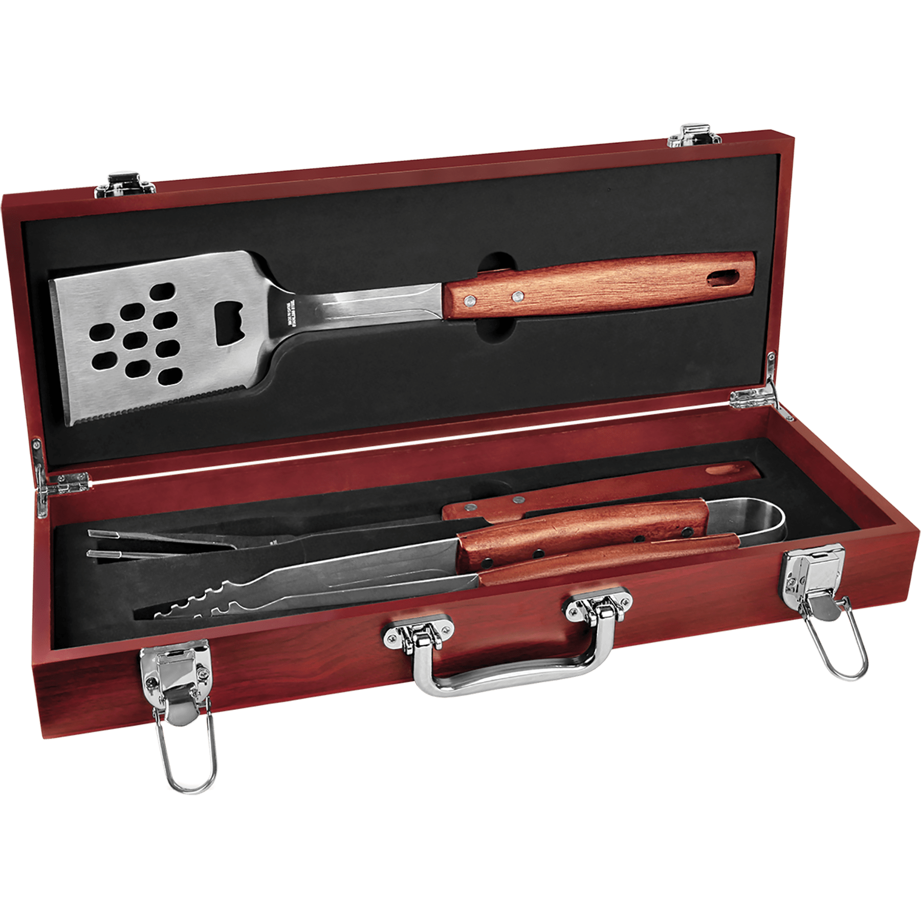 Rosewood Grill Set 18.75"(L) x 6.75"(W) x 3.25"(H) / Rosewood