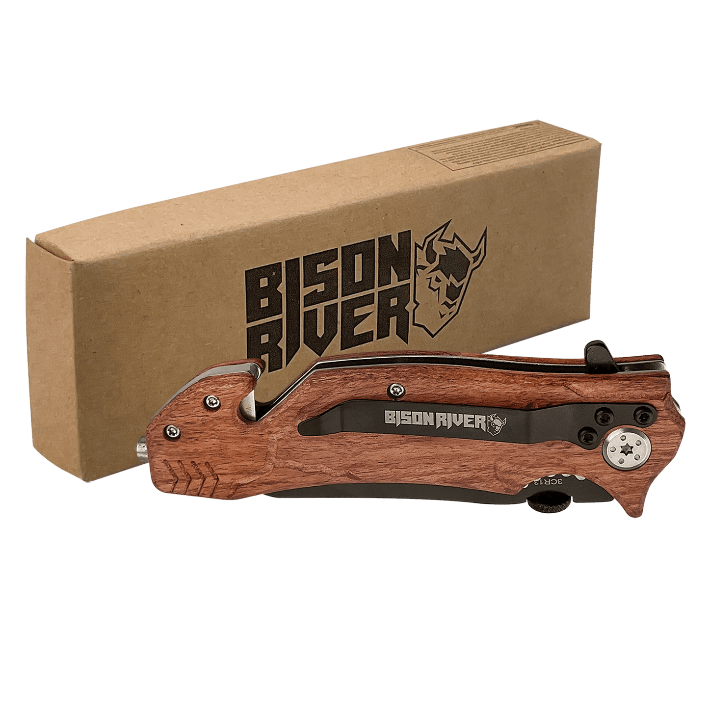 Rescue Knife 4 1/2" / Wood
