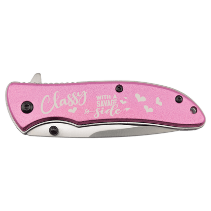 Every Day Carry Knife 4 1/4" / Pink