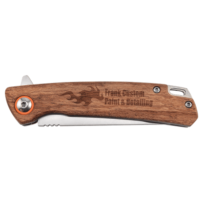 Thin Every Day Carry Knife 4" / Wood