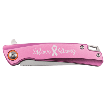 Thin Every Day Carry Knife 4" / Pink