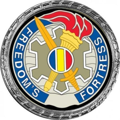 Challenge Coin 1.75" Diameter / Silver / Rope