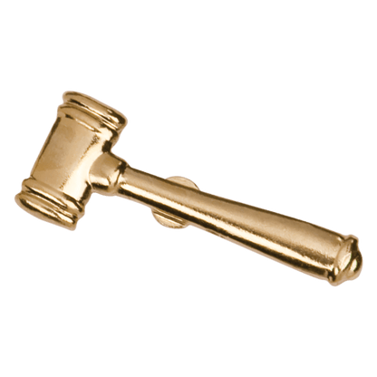 Chenille Pin Various / Gavel