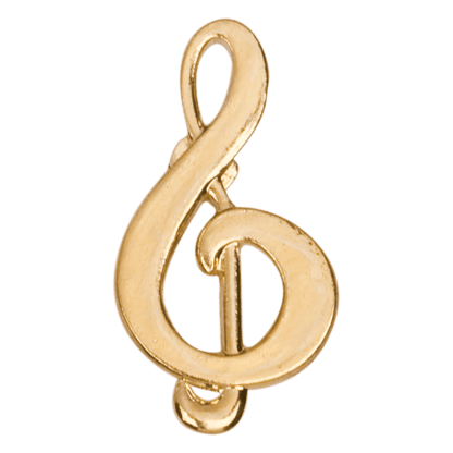 Chenille Pin Various / Music Trble Clef