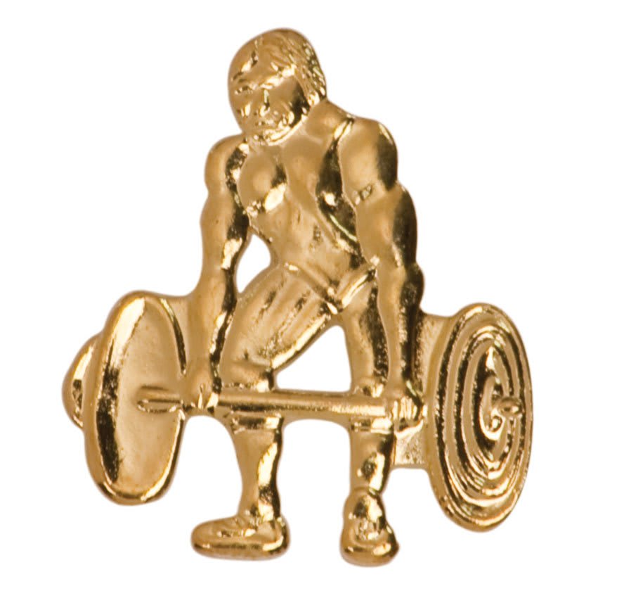 Chenille Pin Various / Weightlifting