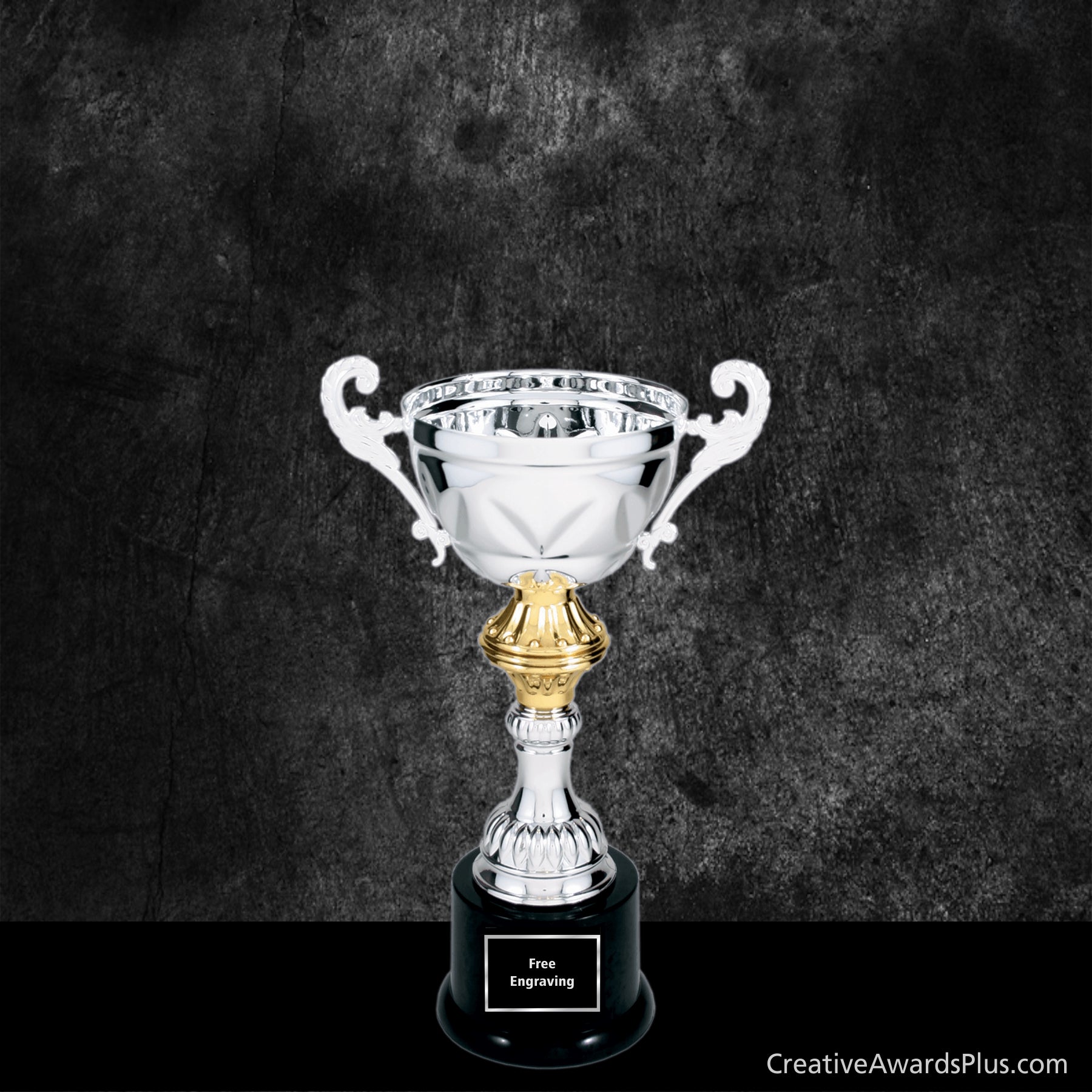 Accent Silver Trophy Cup 10"