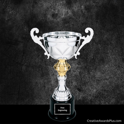 Accent Silver Trophy Cup 11.5"