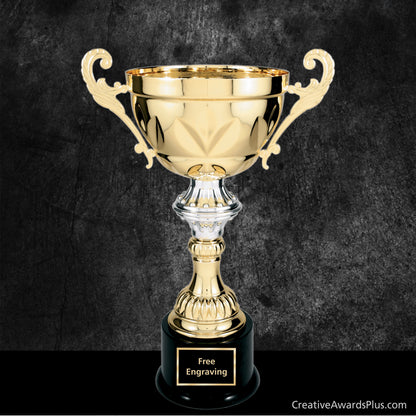 Accent Gold Trophy Cup 13"