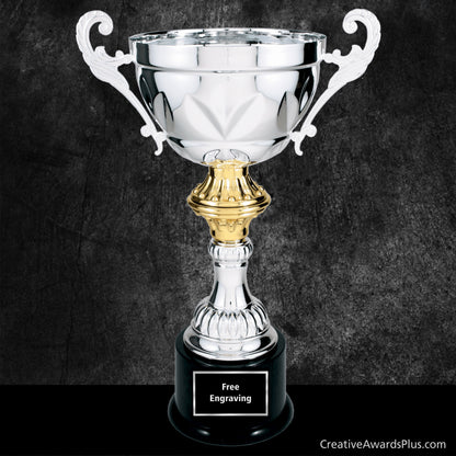 Accent Silver Trophy Cup 14.5"