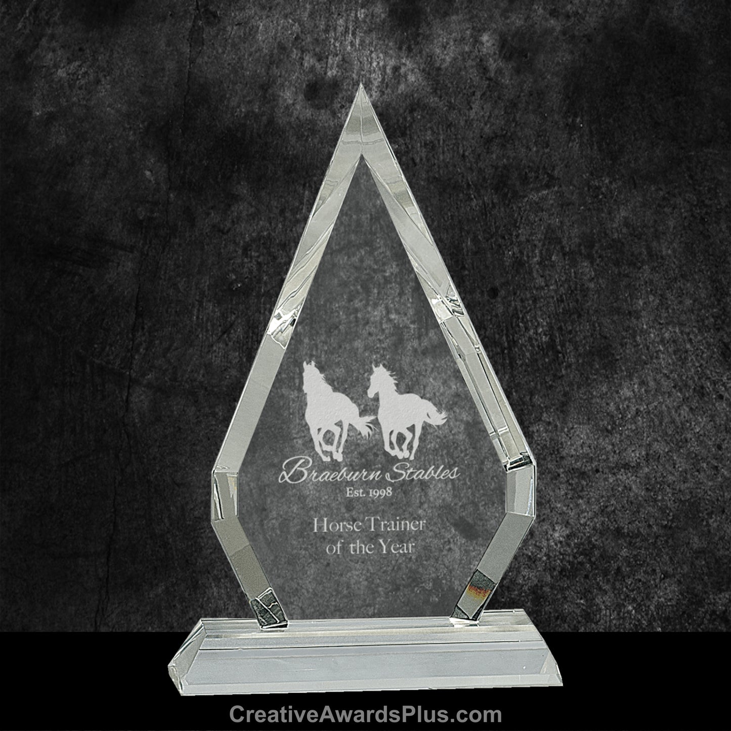 Arrowhead Crystal Award 8.5" / Clear