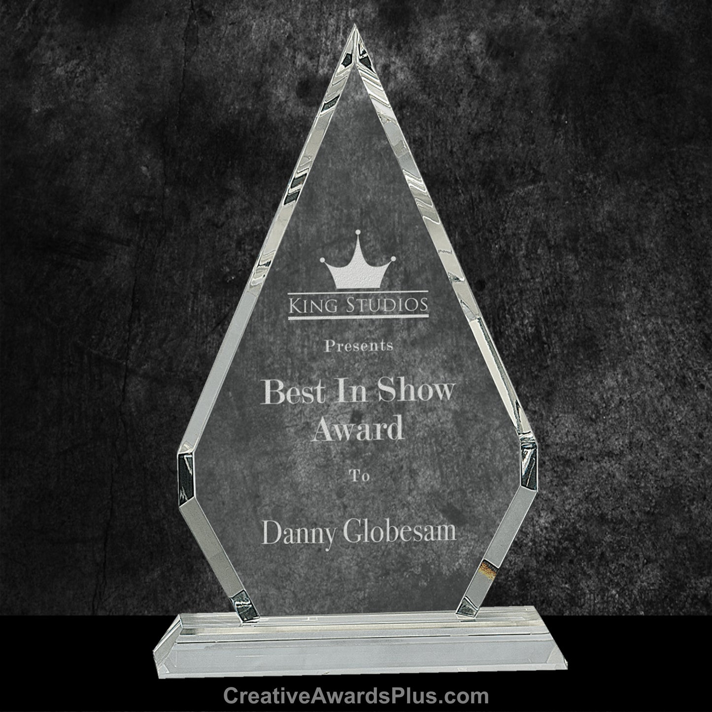 Arrowhead Crystal Award 10.75" / Clear