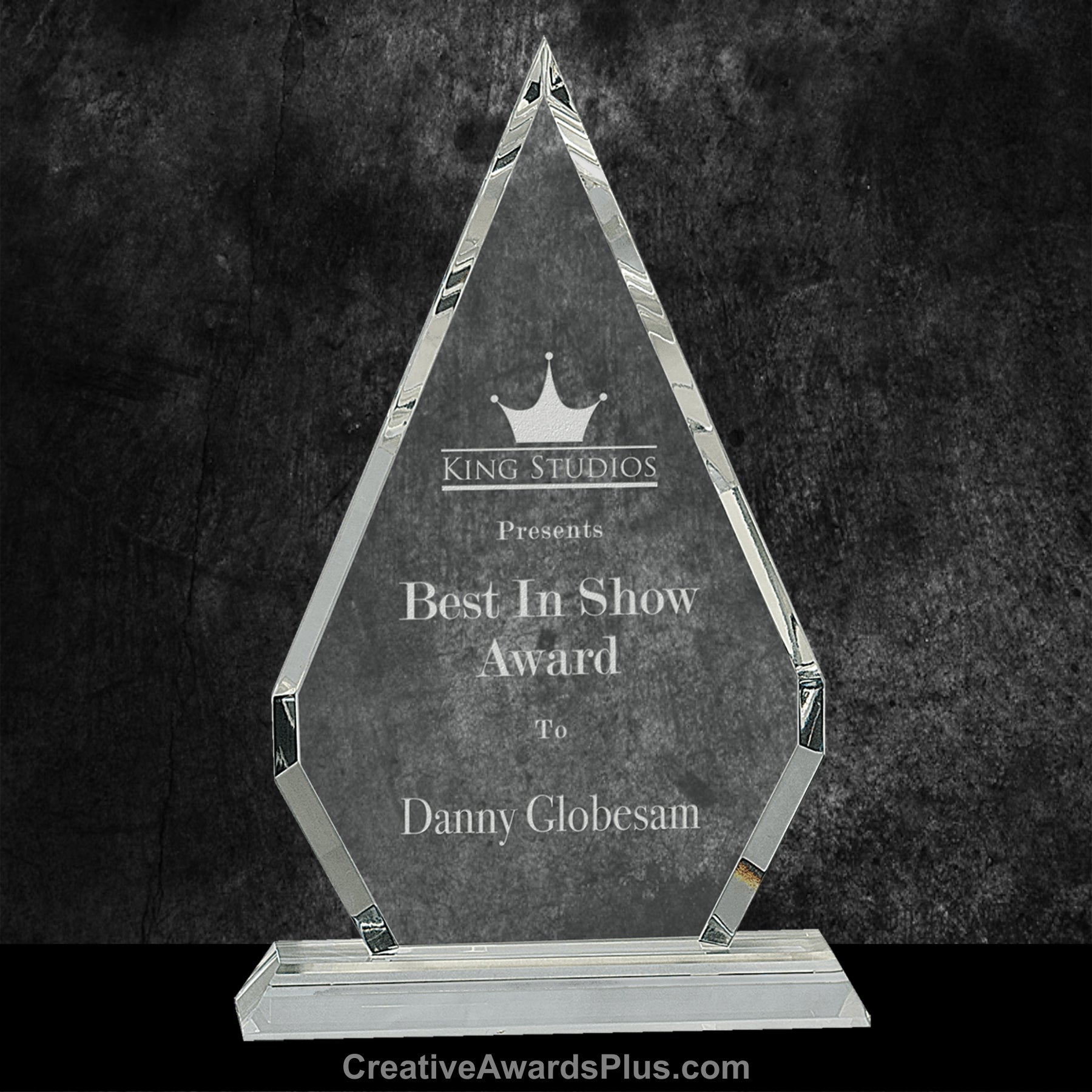 Arrowhead Crystal Award 10.75" / Clear