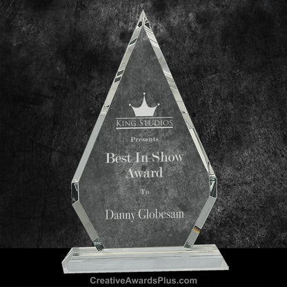 Arrowhead Crystal Award 10.75" / Clear
