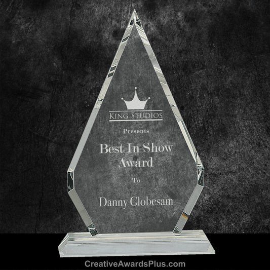 Arrowhead Crystal Award 10.75" / Clear