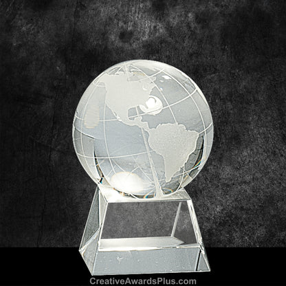 Crystal Globe 3.5" / Clear