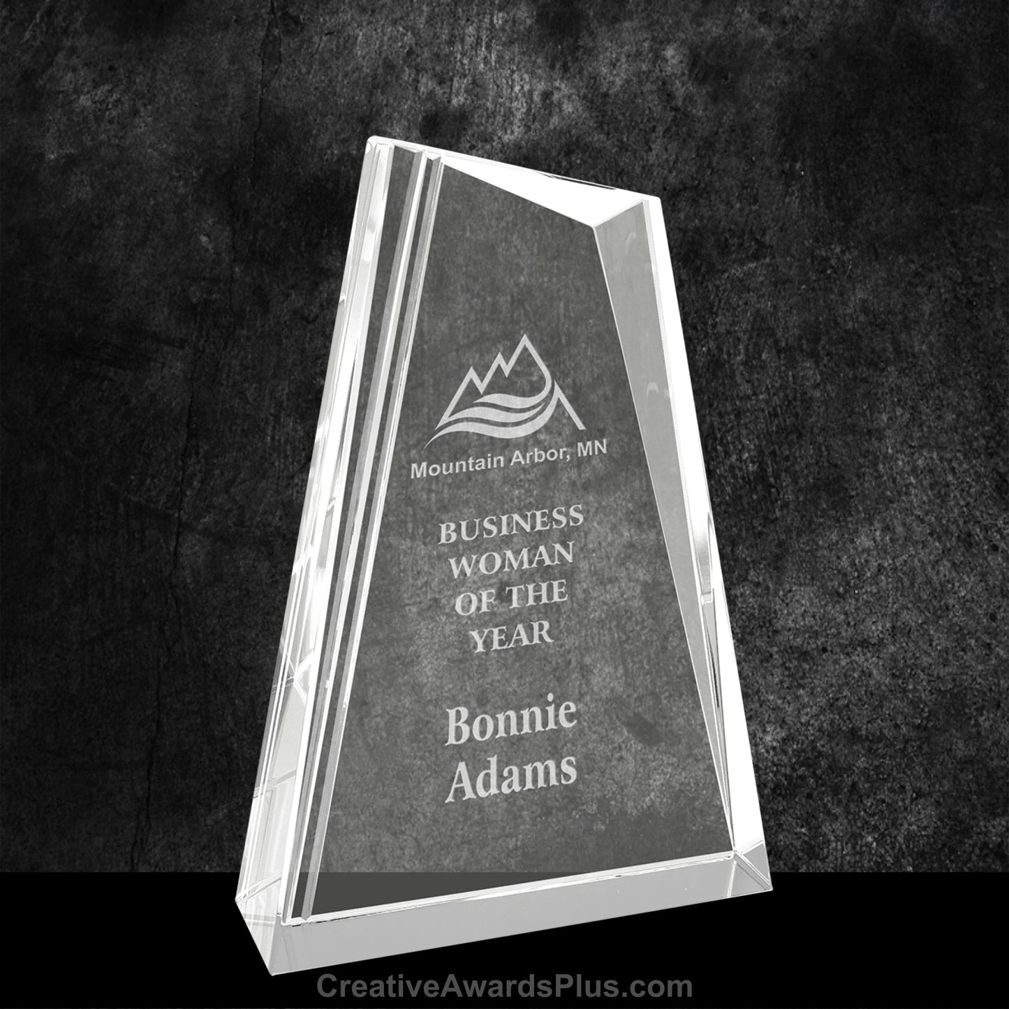 Peak Crystal Award 7" / Clear