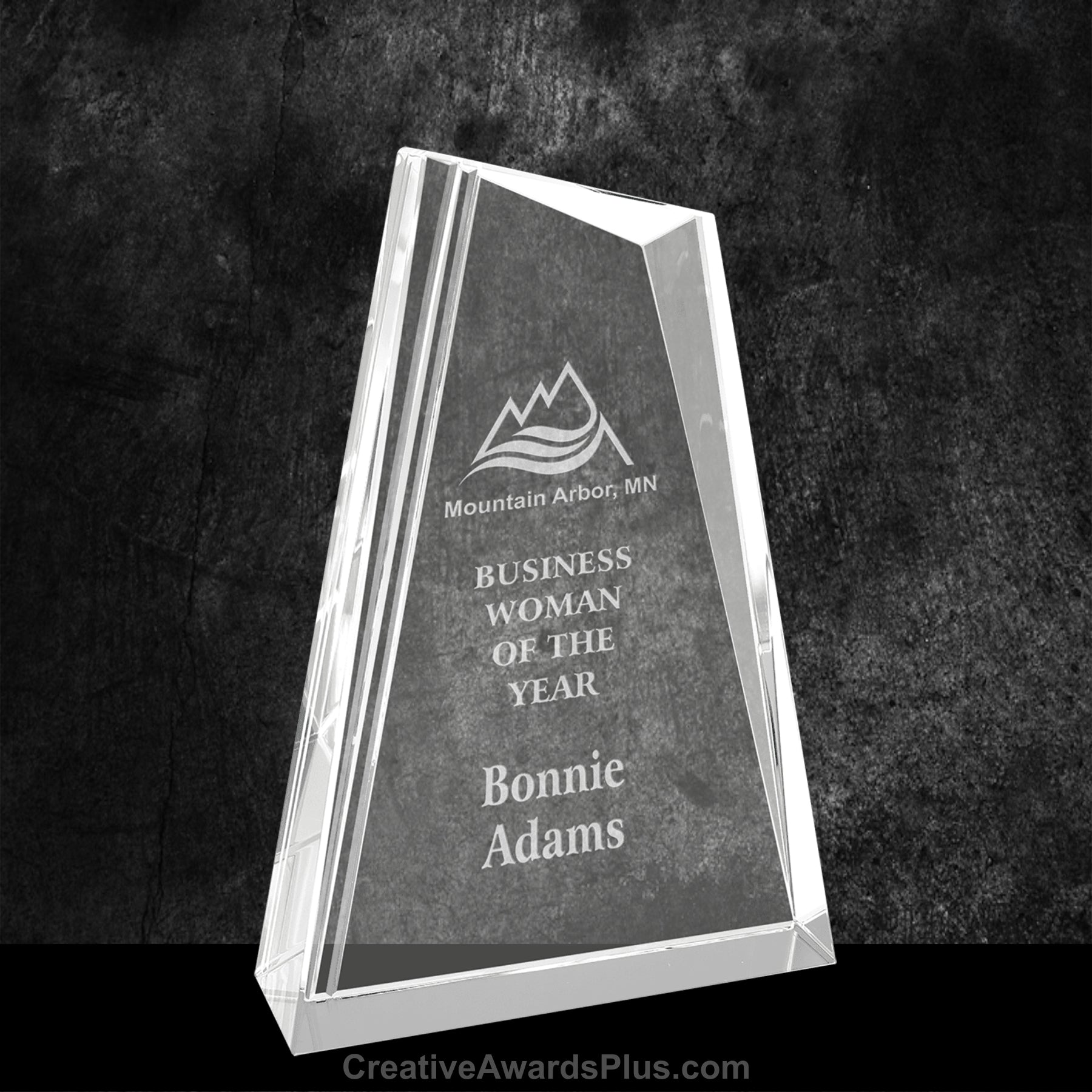 Peak Crystal Award 7" / Clear
