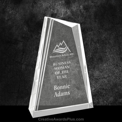 Peak Crystal Award 7" / Clear