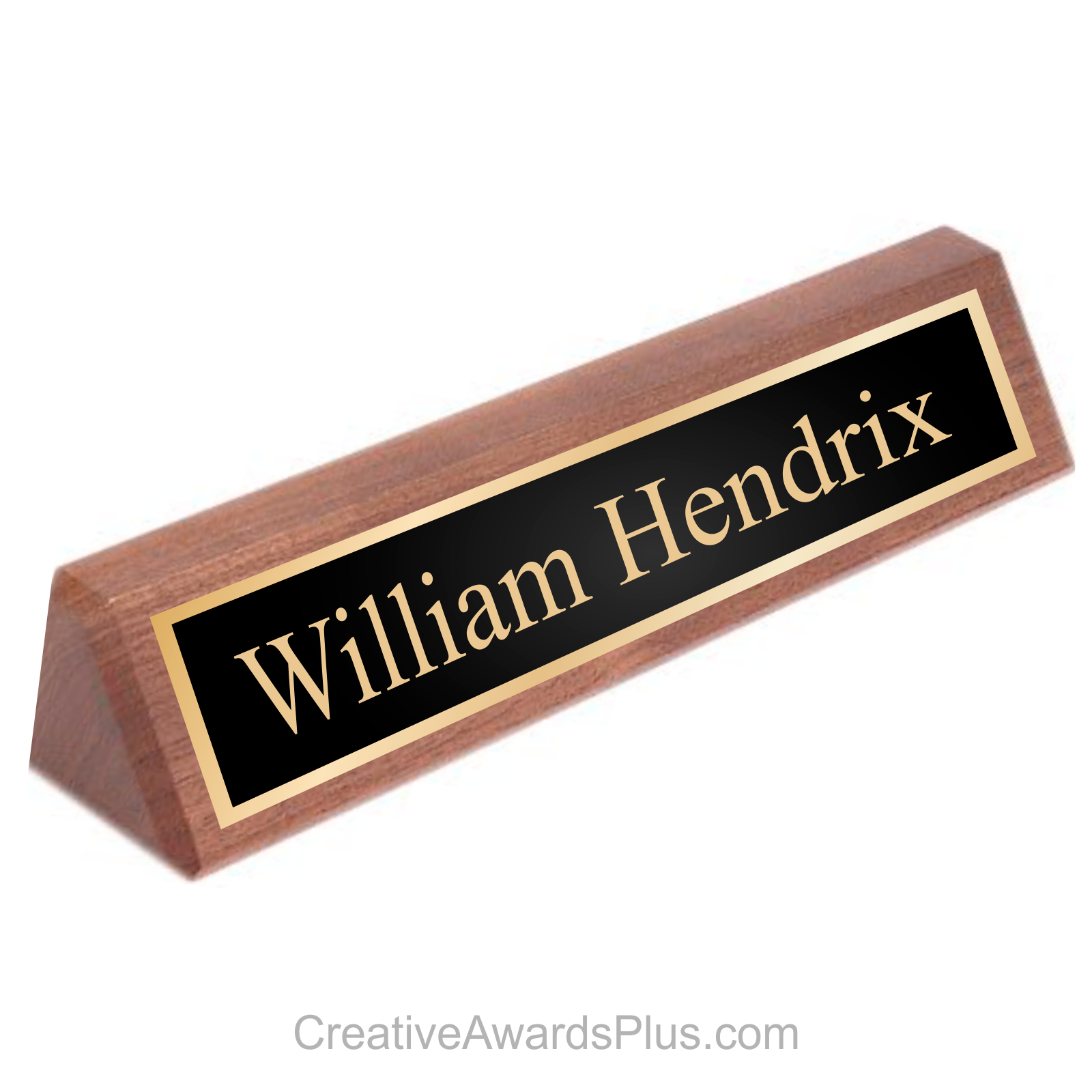 Walnut Desk Wedge 12.5" / Walnut