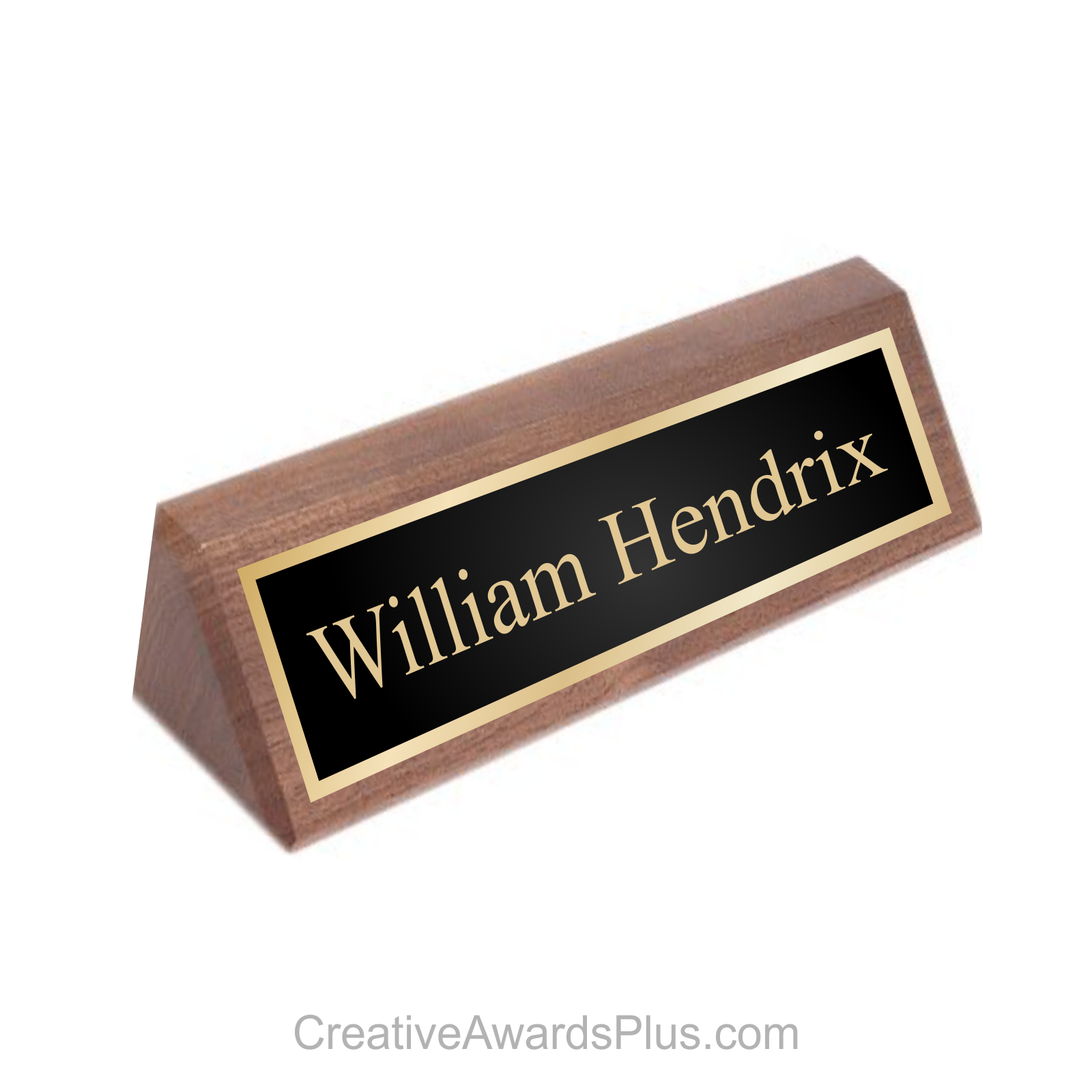 Walnut Desk Wedge 8.5" / Walnut