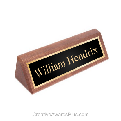 Walnut Desk Wedge 8.5" / Walnut