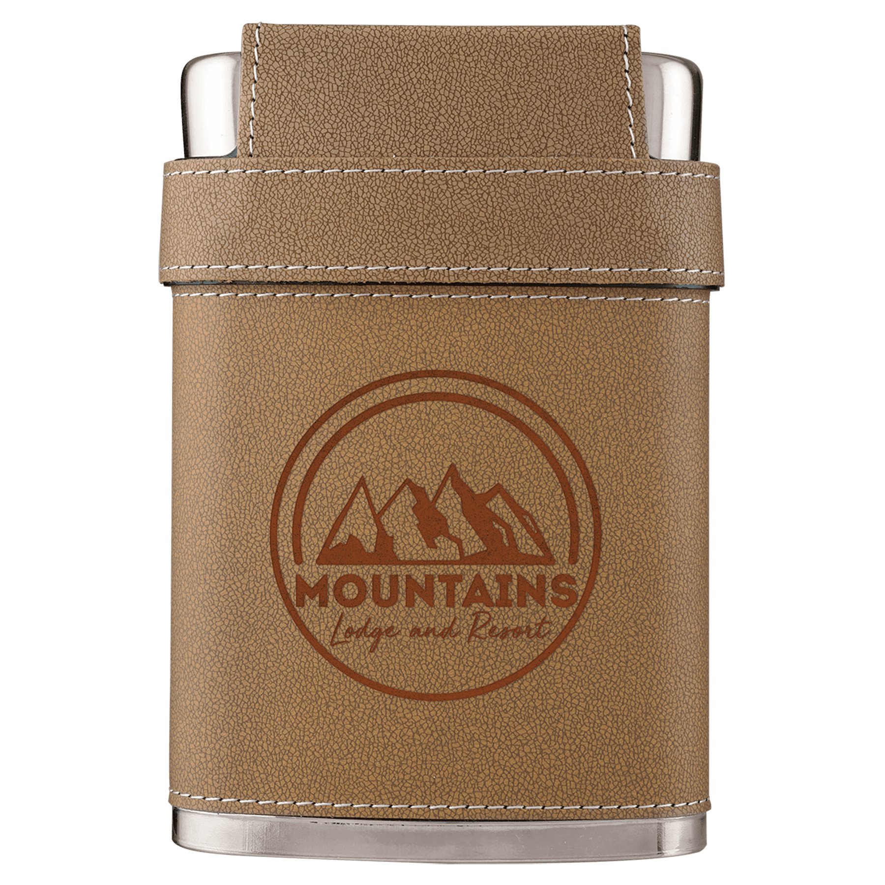 Flask Leather Kit 7 oz. - 3.875" x 5.75" / Brown