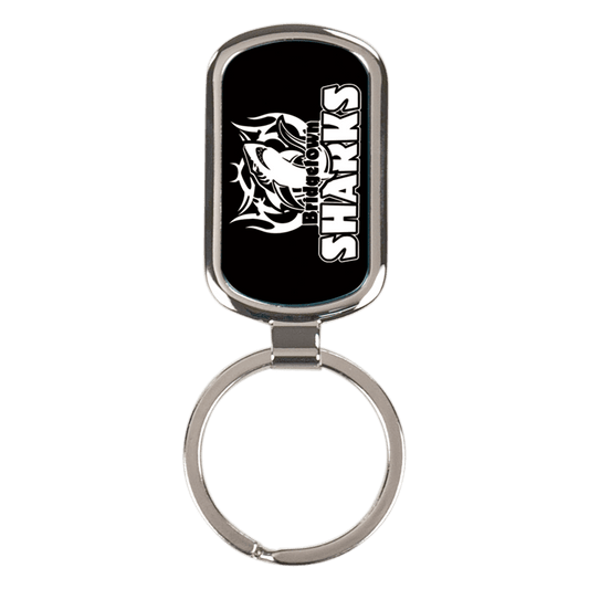 Rectangular Keychain 3.5"(H) / Black