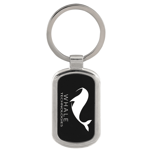 Rectangular Keychain 3.5"(H) / Black