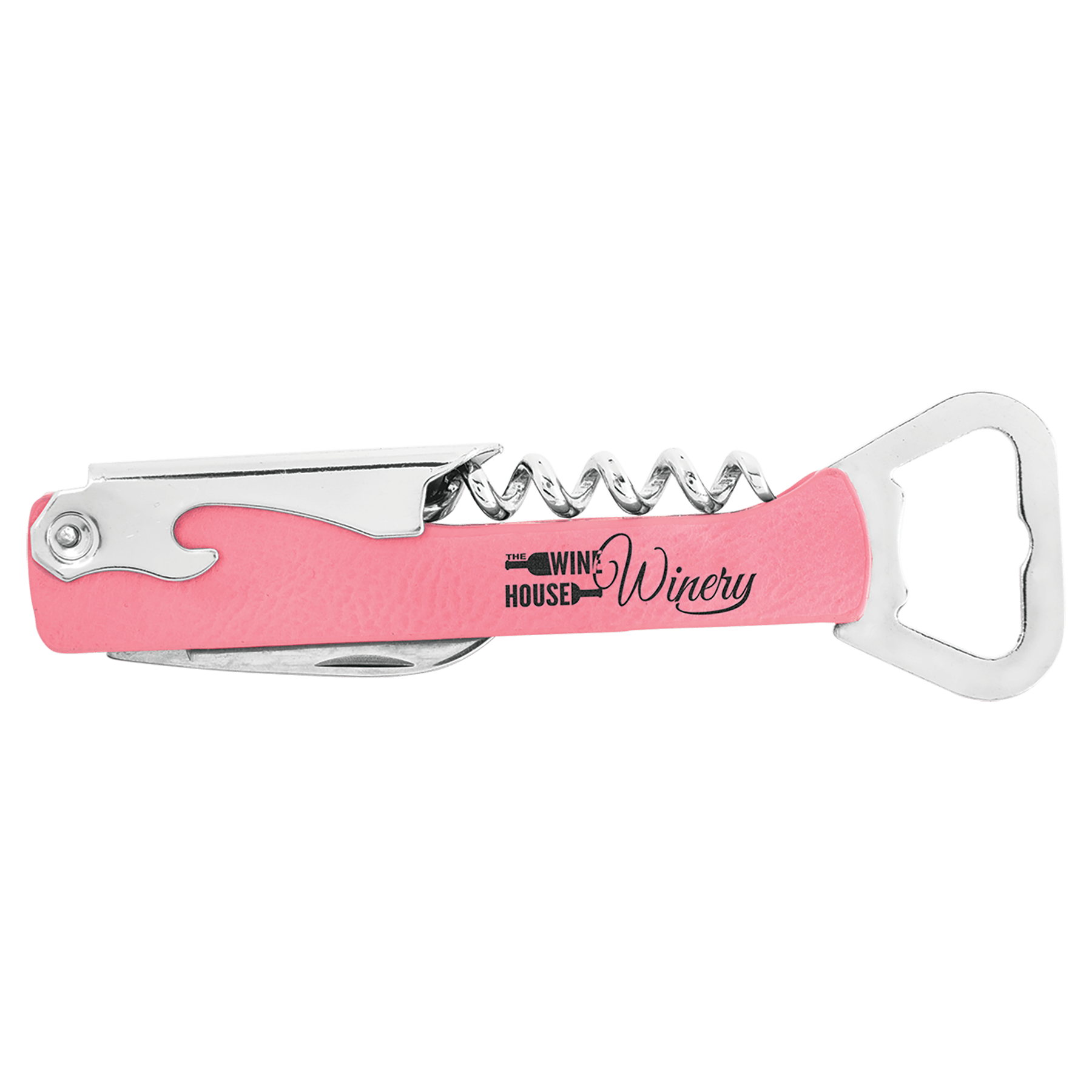 Wine Bottle Opener 5.25" / Pink
