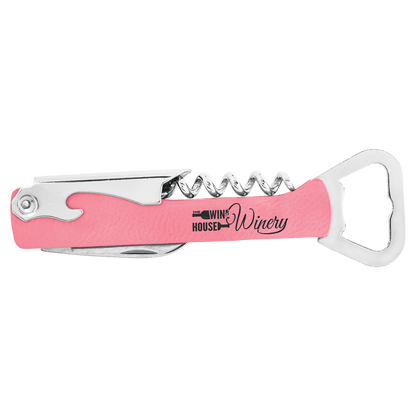 Wine Bottle Opener 5.25" / Pink