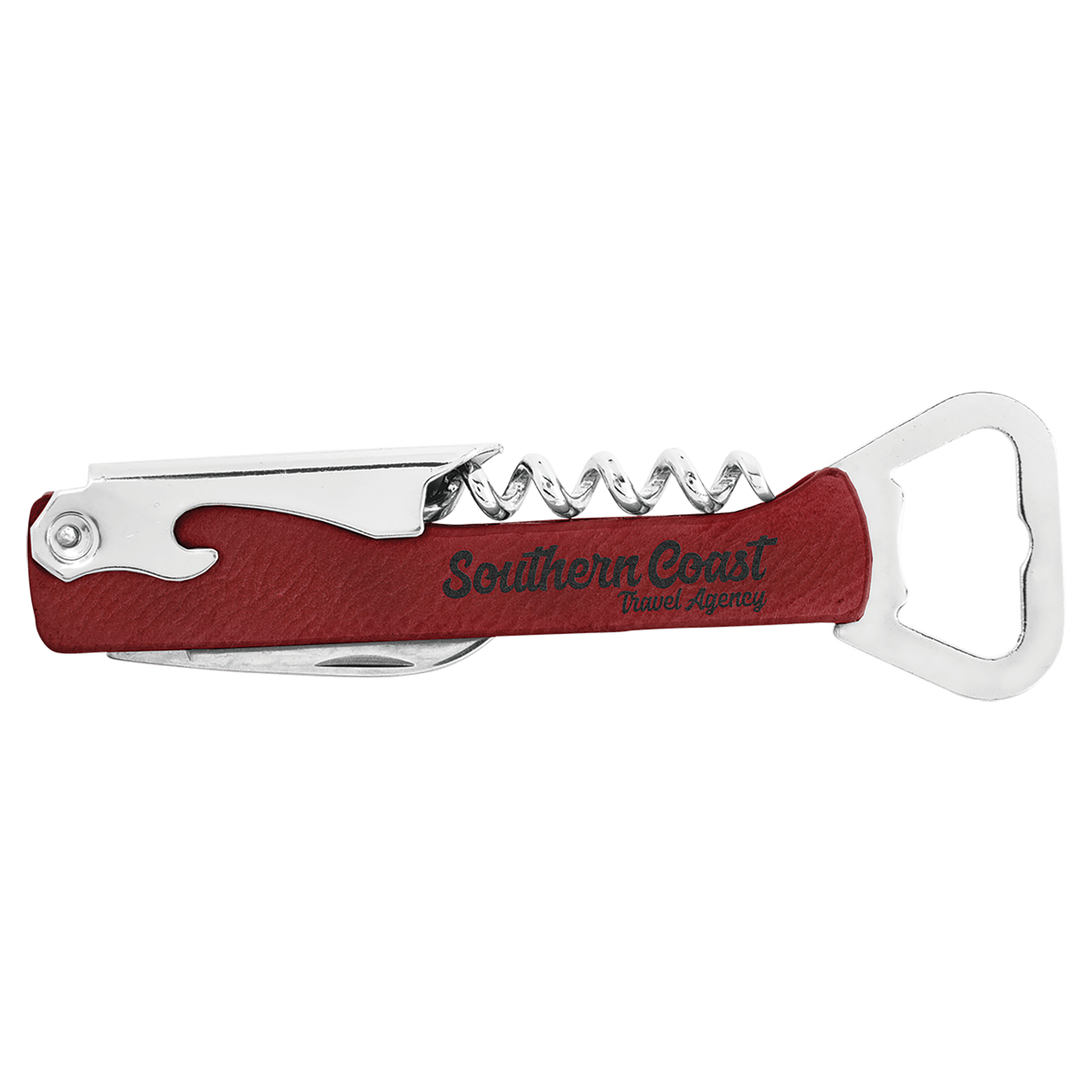Wine Bottle Opener 5.25" / Burgundy