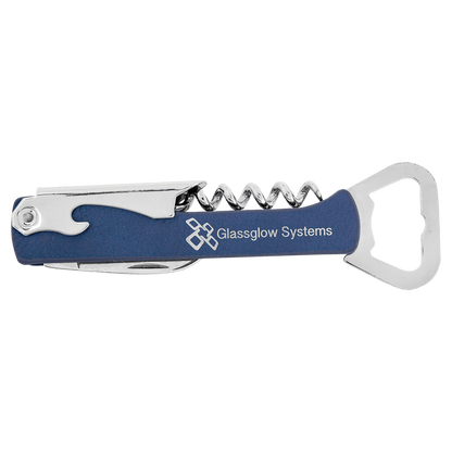 Wine Bottle Opener 5.25" / Blue