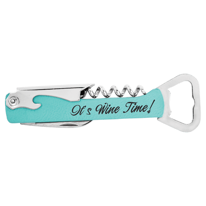 Wine Bottle Opener 5.25" / Teal