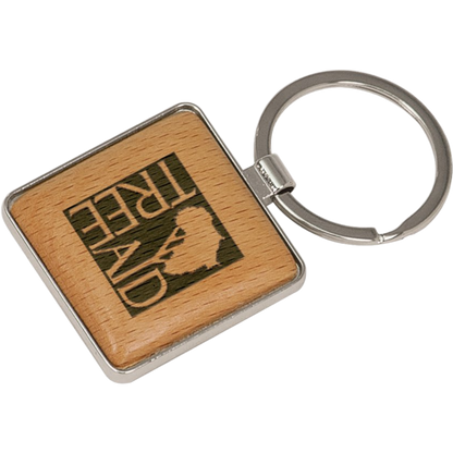 Wood Keychain 3" / Maple / Square