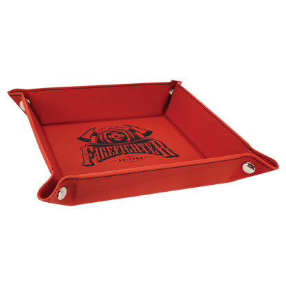 Folding Dice Tray Small / Red