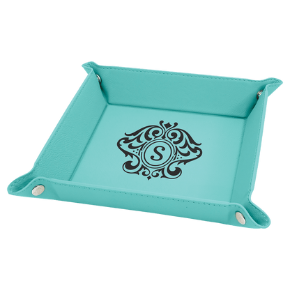 Folding Dice Tray Small / Teal
