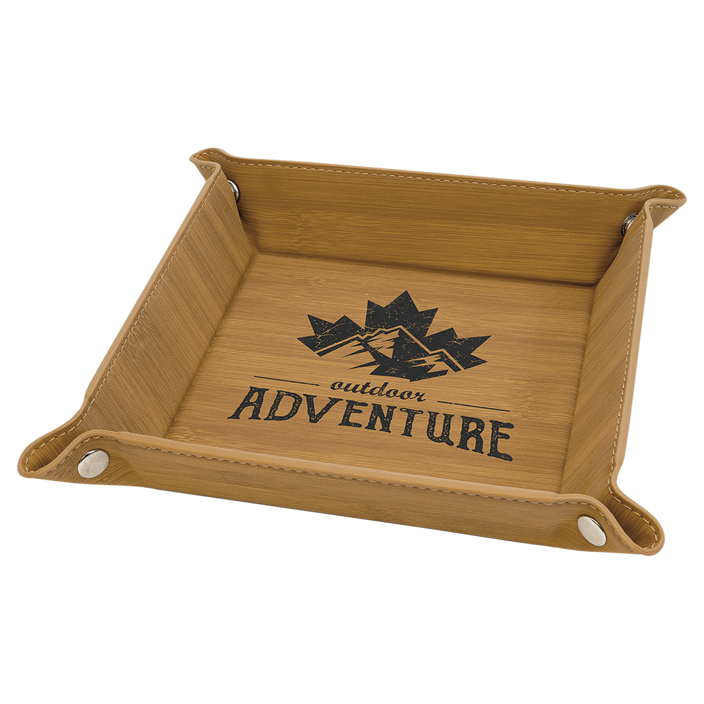 Folding Dice Tray Small / Bamboo