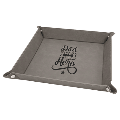 Folding Dice Tray Large / Gray